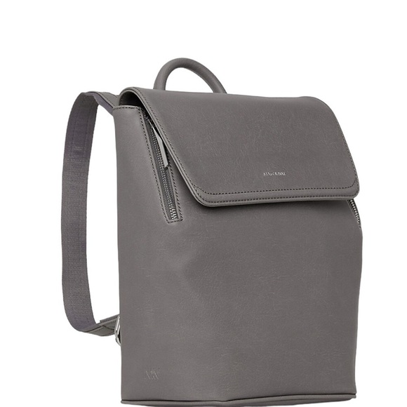 Matt & Nat NWT Fabi Mini Backpack In Shadow Gray - Picture 3 of 13